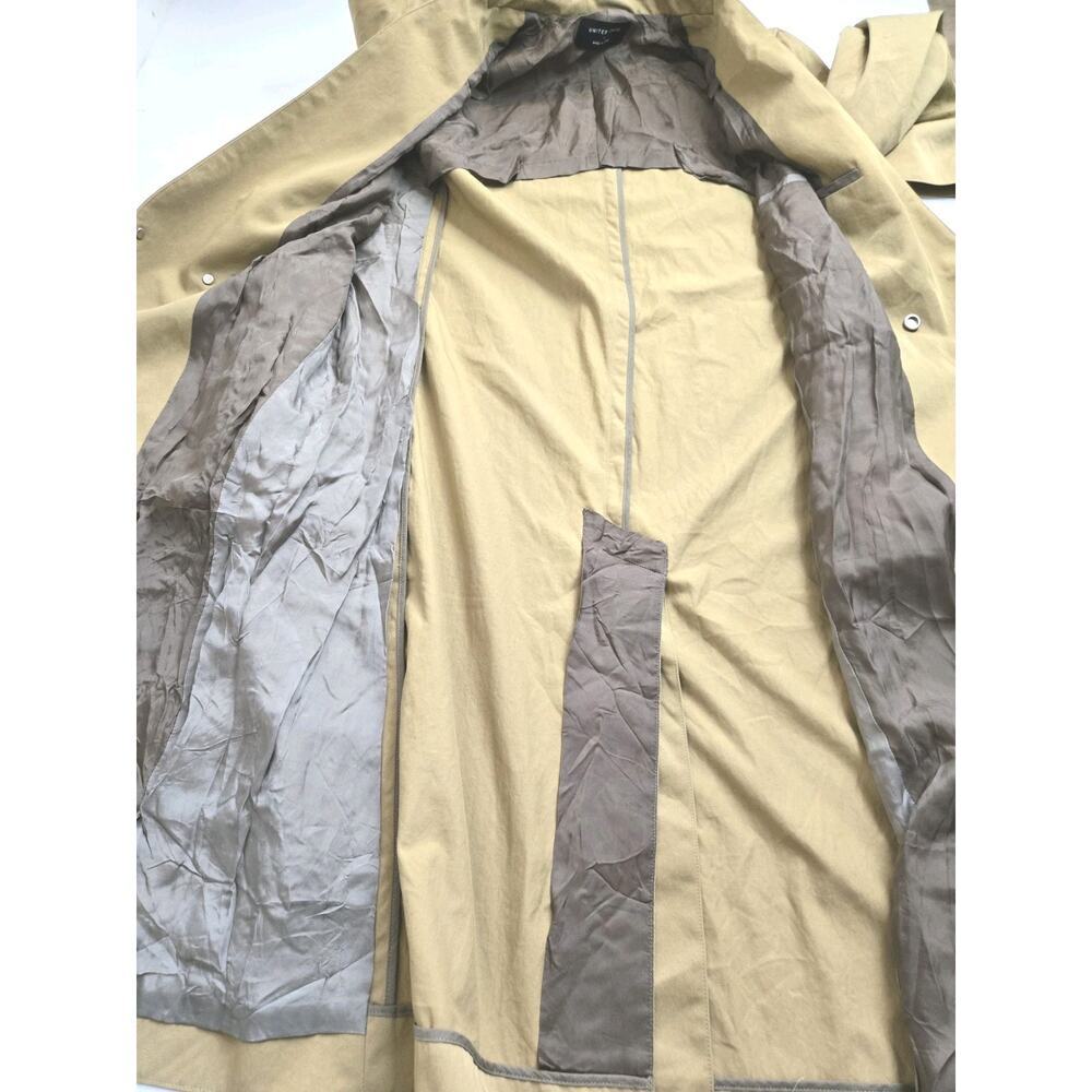 United Tokyo Brown Trench Coat Size 1 CLEAN EUC Pockets Niigata, Japan - Picture 10 of 13